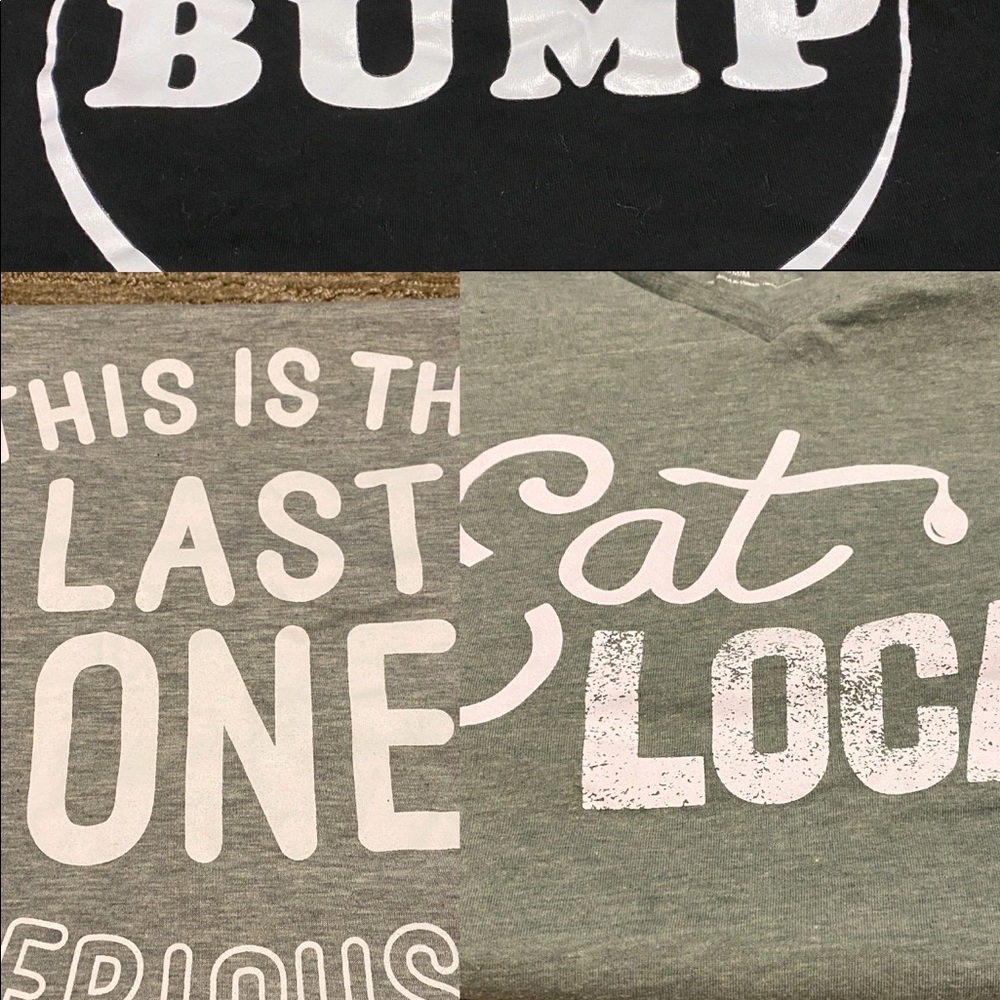 Not so mystery box of 3 Medium Maternity Tops